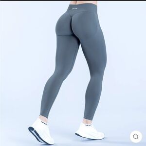 New Dfyne Impact Leggings Slate Gray / Slate Grey NWOT